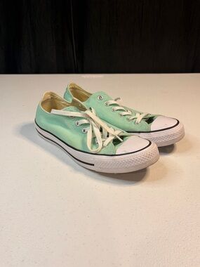 Converse Chuck Taylor All Star Low Top Mint Green Canvas Sneakers Women's Size 6